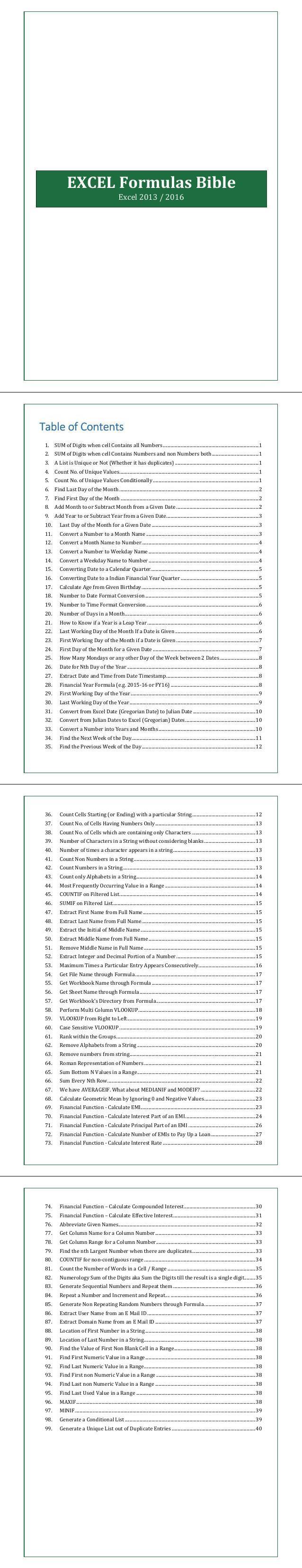  PDF EXCEL 2016 tutorial basic and advanced formulas 