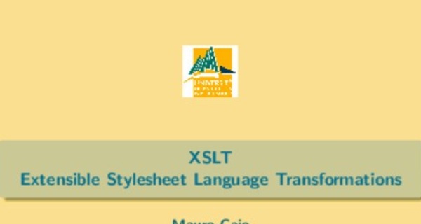 Tutoriel de XSLT 