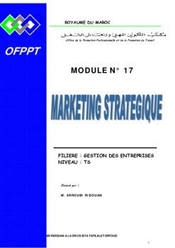 Cours Generale Sur Le Marketing Strategique Cours Marketing Strategique