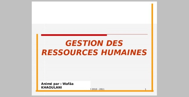 Cours Approfondie Sur La Gestion Des Ressources Humaines Grh 2127