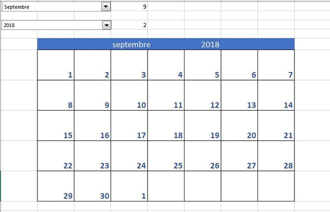 Comment Créer Un Calendrier Sur Excel Tutoriel Excel