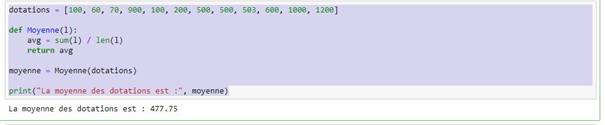 Python Calculer La Somme Moyenne D Une Liste Tutoriel