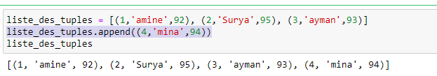 Tuto Python Créer Et Manipuler Une Liste Des Tuples Tutoriel Python