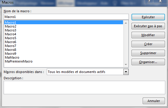 Tutoriel Word Créer Et Exécuter Une Macro Tutoriel Word 0833