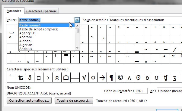 Tuto Word ins rer des accents aigus ou graves des tildes et